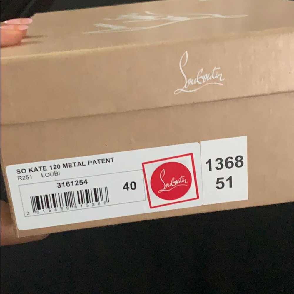 Christian Louboutin So Kate 120 Metal Patent Women's Shoes